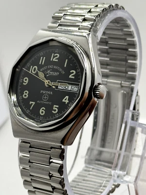 Vintage West End Co sowar prima Men's Wrist watch Automatic Day/Date Swiss Made - Image 1 of 4