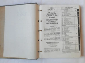 1995 CADILLAC NEW PRODUCT  SERVICE  MANUAL  DEVILLE CONCOURS ELDORADO SEVILLE - Bild 1 von 1