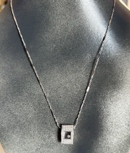 Chaine 14 k pendentif or 18 k dans le goût de la collection Happy Diamonds - Picture 1 of 2