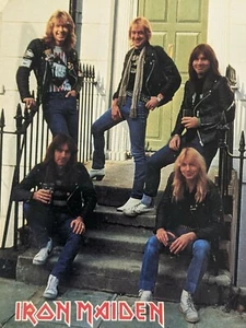 IRON MAIDEN 5 x 7 COLOR PHOTO PRINTED in Italy danrose © Michael Putland/L.F.I. - Picture 1 of 9