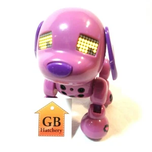Juguete interactivo para cachorros Spinmaster zomer zuppies ""lila"" sonidos sensores púrpuras - Imagen 1 de 6