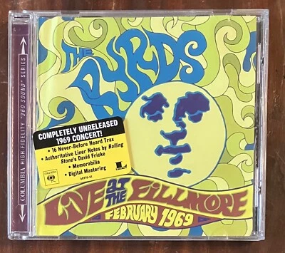 The Byrds - Live At the Fillmore Feb. 1969 CD TESTED Columbia Legacy 2000 w/Hype Foto 1 de 4