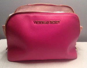 VICTORIA'S SECRET FAUX LEATHER BACKPACK PURSE IN PINK NWOT - Picture 1 of 10