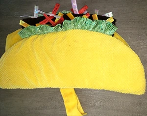 XXL BOOTIQUE HUND HALLOWEEN TACO KOSTÜM LEUCHTEND GELBER SALAT SO SÜSS! HAUSTIERE - Bild 1 von 2