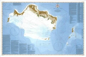 Gráfico de Islas Turcas y Caicos (Gráfico de navegación 24" x 36") - Imagen 1 de 1