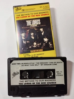 PHILIPPINES Lords Of The New Church - Method  Cassette Tape w/Sticker Labels.   - Image 1 of 4