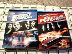 2 Fast 2 Furious OOP BLU RAY LOT STEELBOOK + FAST & FURIOUS 4 STEELBOOK LOT RARE - Bild 1 von 4