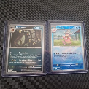 Tarjeta Pokémon Prismatic - Umbreon 059/131 Pokeball & Slowking 019/131 Masterball - Imagen 1 de 4