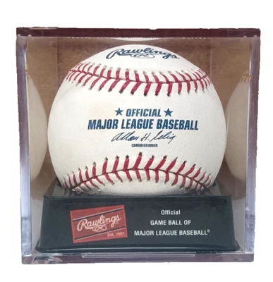 Rawlings Juego Oficial de Grandes Ligas Béisbol Allan H Selig En Cubo de Pelota Foto 1 de 4