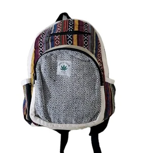 Medium Hemp Backpack - Picture 1 of 8