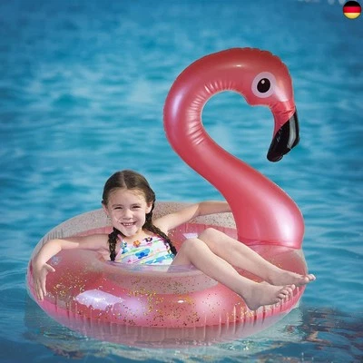 Schwimmring Flamingo aufblasbar Pool, Aufblasbare Flamingo Pool Schwimmt, - Bild 1 von 3