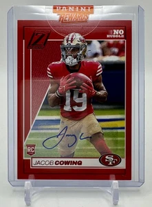 2024 Panini Zenith JACOB COWING Rookie Auto Autograph 49ers AUTO #136 - Picture 1 of 2