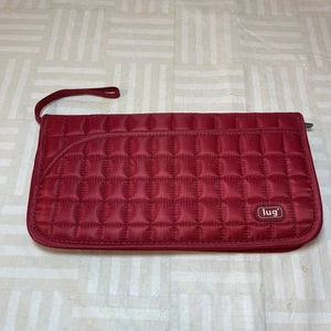 Lug Tango Pasaporte Viaje RFID Billetera Organizador Rojo Acolchado Correa de Muñeca - Imagen 1 de 3