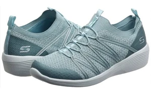 Skechers Arya Wedge Womens  Air Cooled Memory Foam Slip On Shoes 6 Mesh Casual - Picture 1 of 16