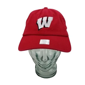 ✅Wisconsin Badgers Hat Red NCAA College Sports Dad Cap Captivating Headgear OSFA - Picture 1 of 9