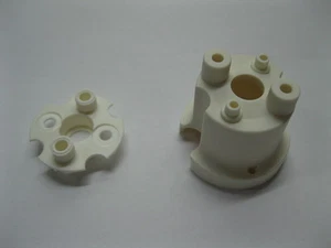 Williams Pop Bumper Body Base NEW Bally Stern Pinball Machine White Plastic - Picture 1 of 3