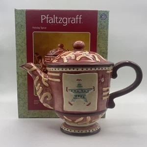 Grande teiera Pfaltzgraff Holiday Spice Piedi 4 tazze con coperchio - Foto 1 di 15