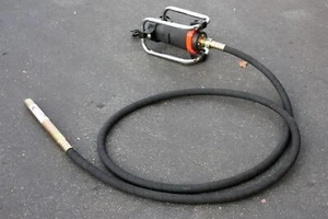 1500 W 2 PS 18000u/min Betonvibrator mit 14-3/4' Poker entfernen Luftblasen Wasserwaage - Bild 1 von 6