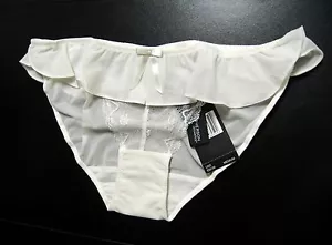 A428B Elle Macpherson NEW E15-542B Bridal Boudoir 012 Sheer French Lace Bikini M - Picture 1 of 3
