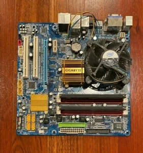 Gigabyte GA-EG41MF-S2H LGA775 Motherboard + Intel CPU + Corsair DDR2 Combo-LQQK! - Picture 1 of 4