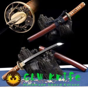 Cuchillo tradicional samurai japonés tanto combate lucha T10 hoja de acero afilado - Imagen 1 de 19