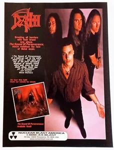 DEATH~THE SOUND OF PERSEVERANCE~1998 ALBUM PROMO PRINT AD POSTER PINUP CLIPPING - Picture 1 of 1