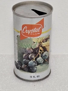 Vintage Crystal Club Minted Grape Scranton PA Steel Soda Pop Can - Bild 1 von 6