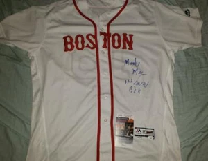 RED SOX 2021 1st rd pick MARCELO MAYER SIGNED BOSTON RED SOX JERSEY WITH JSA +++ - Picture 1 of 4