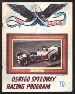 Sports Pub: Oswego Speedway Auto Race Program Vol. 7 #12 1970-supermodified r... - Picture 1 of 1