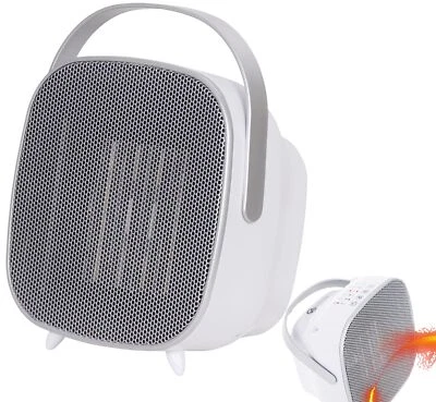 Keramik Heizlüfter mit LED Anzeige Mobile Elektro Bad Heizung 1500W - Bild 1 von 4