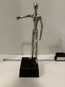 Uttermost Abstract Statue Silver Naked Person Arm Out19531 Art Sculpture Trinket - Picture 1 of 8
