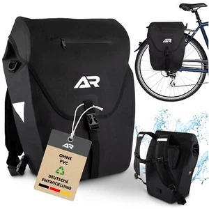 3 in 1 Fahrradtasche für Gepäckträger Rucksack Wasserdicht TPU kein PVC NEU OVP - Bild 1 von 7