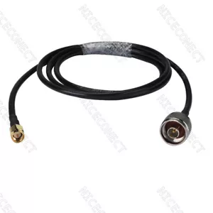 16,4 Fuß N Typ Stecker auf SMA Stecker Stecker KSR195 Zopf Adapter Koaxialkabel WLAN 5M - Bild 1 von 3