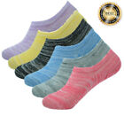 3-12 Pairs Womens Ankle Boat Liner Invisible Galaxy Solid No Show Cotton Socks