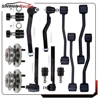 Cojinete de cubo de rueda de barras estabilizadoras extremos de barra de amarre delantera para Jeep Grand Cherokee 1999-2004 Foto 1 de 4