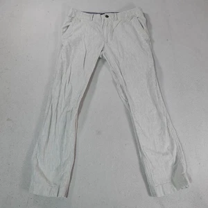 Banana Republic Pants Mens 32x30 Linen Blend Straight Leg Lightweight Summer - Picture 1 of 17