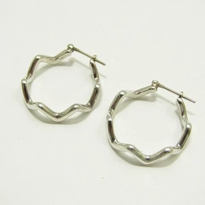 TIFFANY & Co. Paloma Picasso Zigzag Earrings in SV925 Excellent - Picture 1 of 10