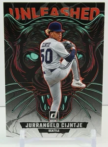 Donruss Baseball Scatenato 2025 Jurrangelo Cijntje Mariners #14 - Foto 1 di 2