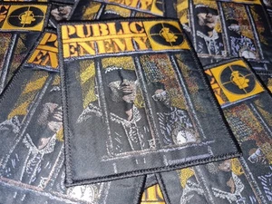 1x Public Enemy 1989 Def Jam Recording Patch Aufnäher Neu Flavor Flav Chuck D - Bild 1 von 2