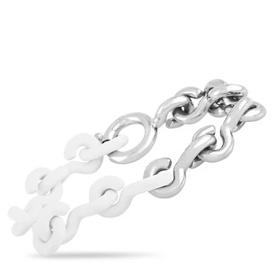 Pulsera Calvin Klein Acero Inoxidable Blanco Mate Talla Pequeña KJJGWB21010S Foto 1 de 3