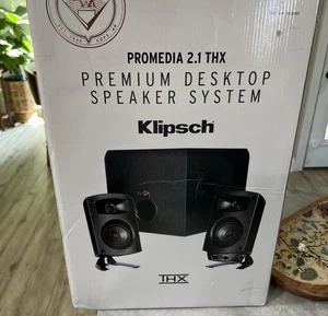 Klipsch ProMedia 2.1 THX PREMIUM SYSTEM GŁOŚNIKÓW STACJONARNYCH! Fabrycznie nowy w pudełku! - Zdjęcie 1 z 1