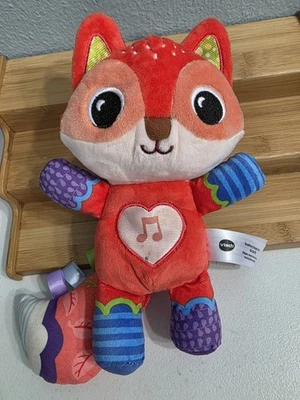 V-Tech Canciones Calmantes Colorido Zorro Mimoso Juguete Musical Interactivo Funciona Foto 1 de 4