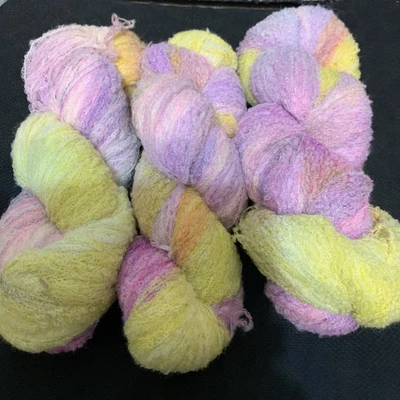 alpaca wool blend  loop yarn  hank 3* 50g (#1604) - Image 1 of 3