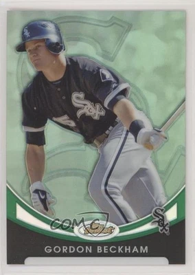 2010 Topps Finest Green Refractor /99 Gordon Beckham #114 - Image 1 of 2