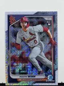 2024 Bowman #2 Masyn Winn Chrome Mojo Refractors - Picture 1 of 2