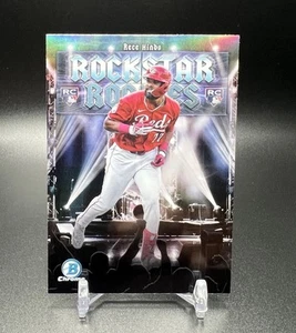 2025 Bowman Chrome RECE HINDS RC Rockstar Rookies Insert Cincinnati Reds #RR-8 - Picture 1 of 2