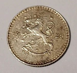 *Finland * 25 penniä * 1929 *Nickel *condition 1+* VERY RARE ** - Picture 1 of 2
