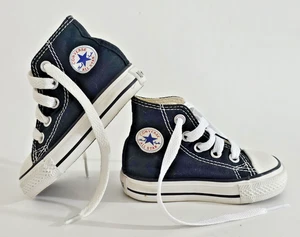 Scarpe da ginnastica Converse Chuck Taylor All Star nere alte bambino taglia 3 - Foto 1 di 7