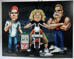 Orange County Chopper, Original Karikatur Kunst, Vintage, 2002. - Bild 1 von 8