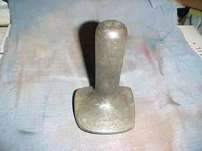 Auto Body 3 lb Old Stake Post Handle Dolly Hand Anvil Shop Hammer Tool - Image 1 of 2